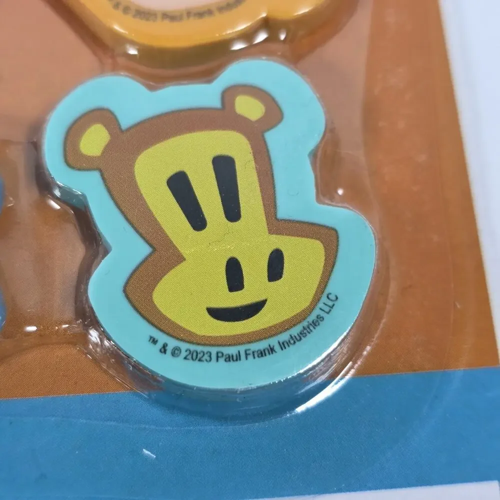 Paul Frank Stationery Set NEW Pencils Erasers Sticky Notes Julius Monkey Lot